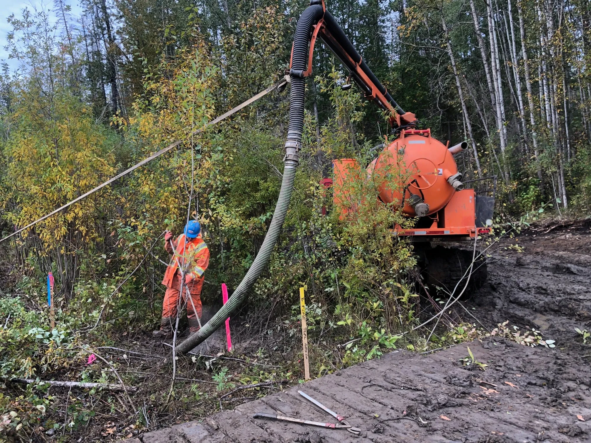 pipeline truck vacuum 